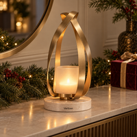 Verlioer™ RibbonHearth Metal Lantern