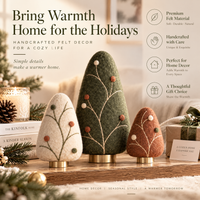 Verlioer™ PebblePine Felt Tree Set
