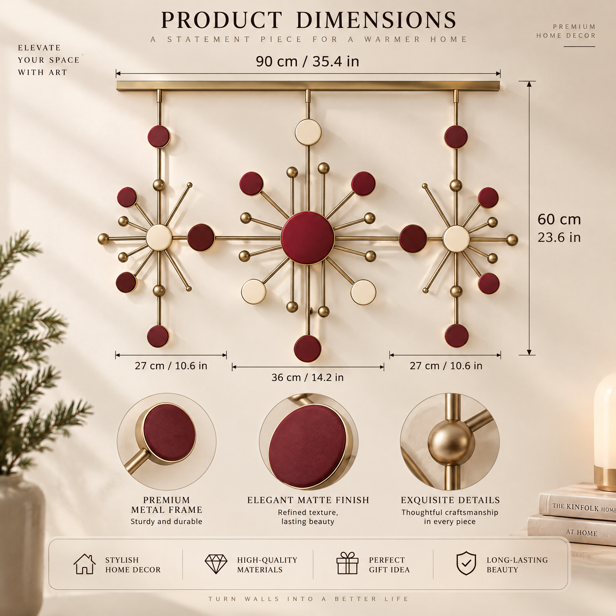Verlioer™ MagneticStarburst Wall Set