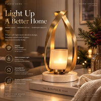 Verlioer™ RibbonHearth Metal Lantern