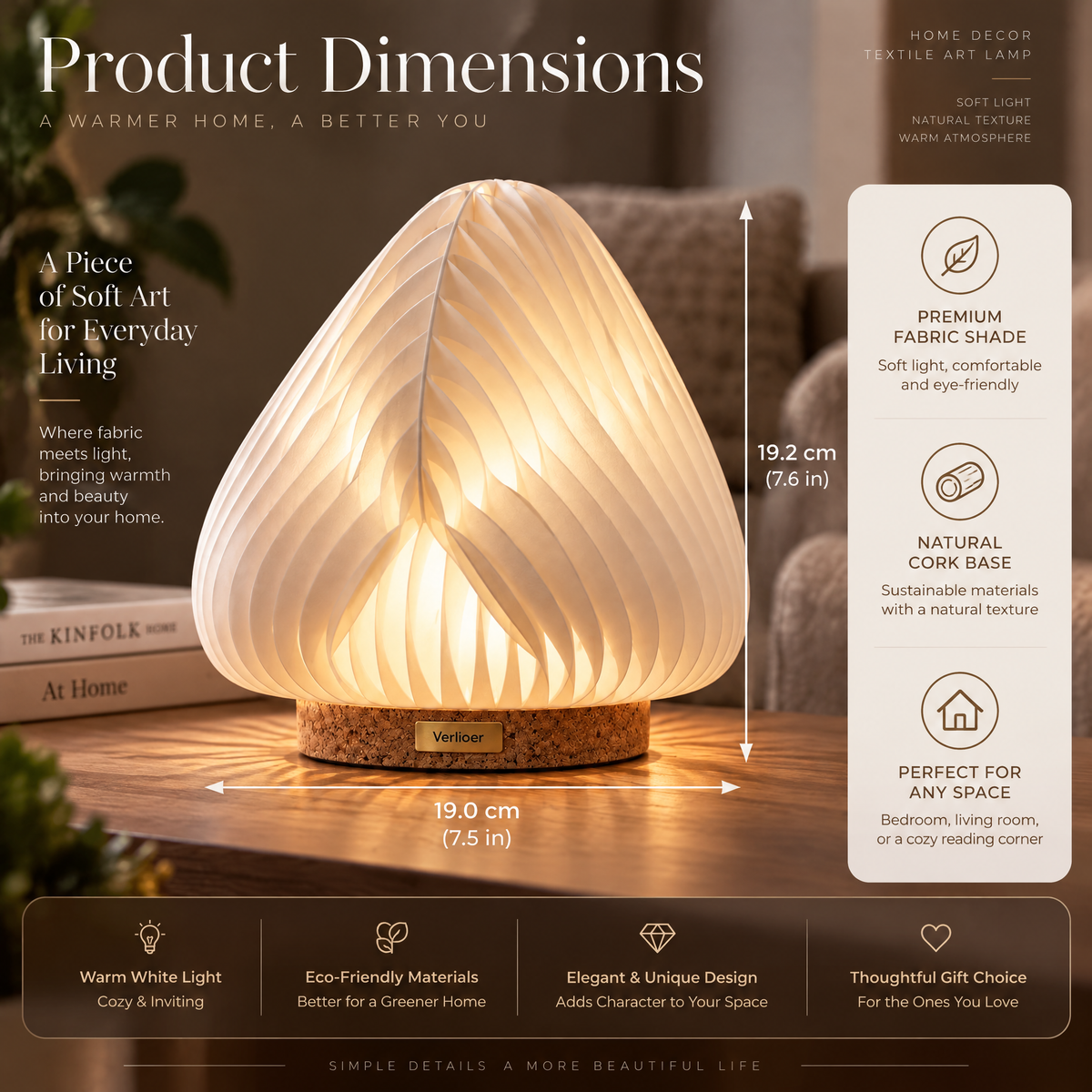 Verlioer™ PaperVeil Folded Lantern