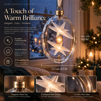 Verlioer™ DriftOrbit Glass Ornament