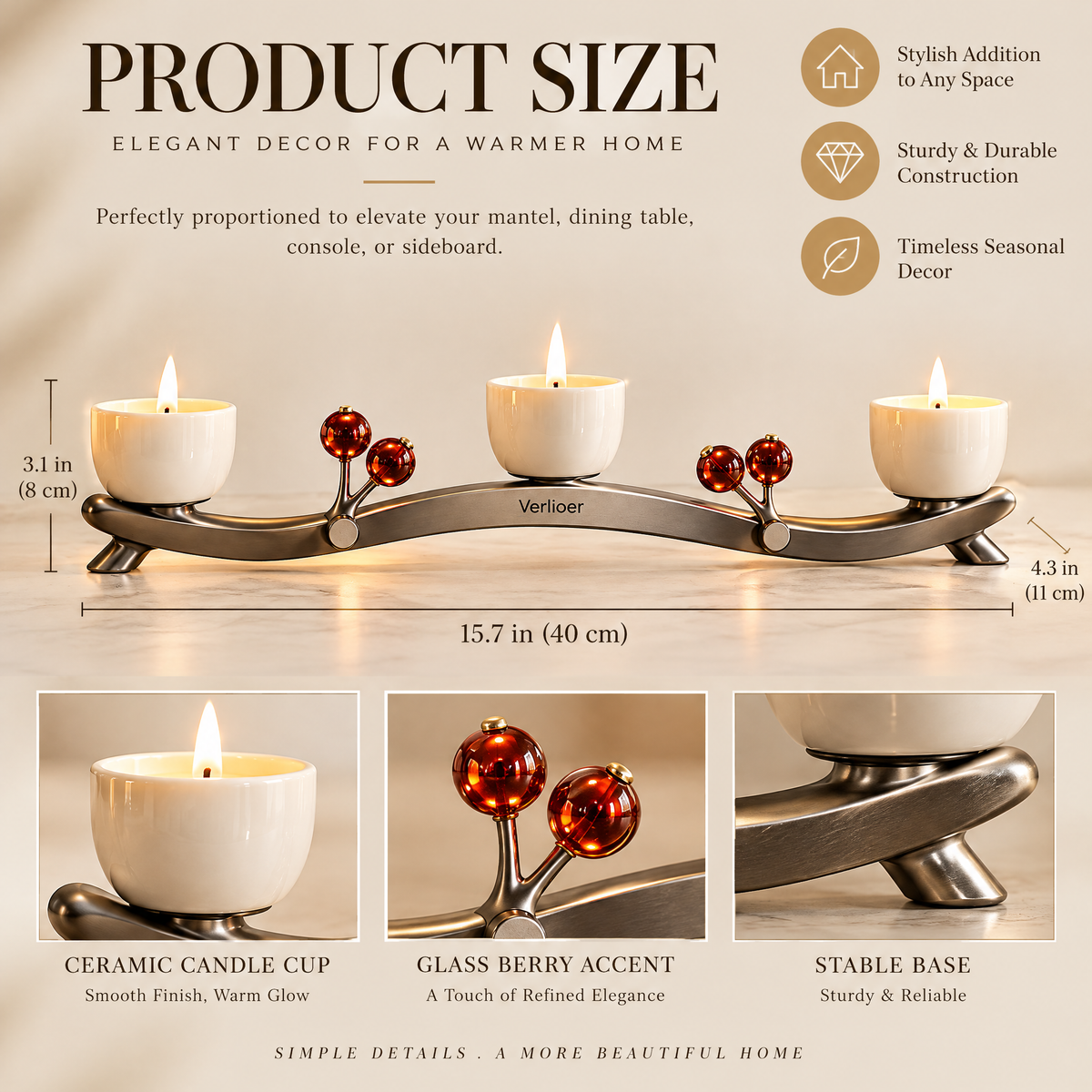 Verlioer™ BranchLoop Mantel Rail