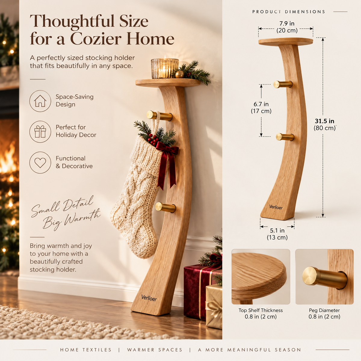 Verlioer™ HearthCurve Stocking Rail