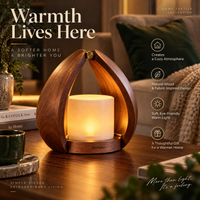 Verlioer™ WalnutHearth Fold-Open Centerpiece