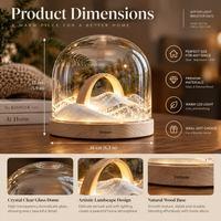 Verlioer™ Snowline Glass Cloche